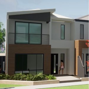 Terrace House Front Elevation